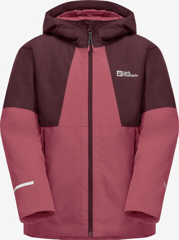 Veste outdoor 'Actamic' JACK WOLFSKIN en rouge : devant