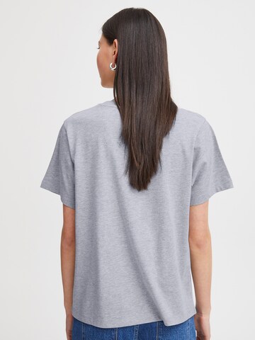 ICHI Shirt 'PALMER' in Grey