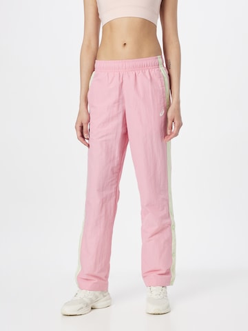 Regular Pantalon de sport 'TIGER' ASICS en rose : devant