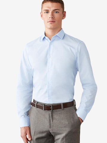 Coupe regular Chemise Next en bleu : devant