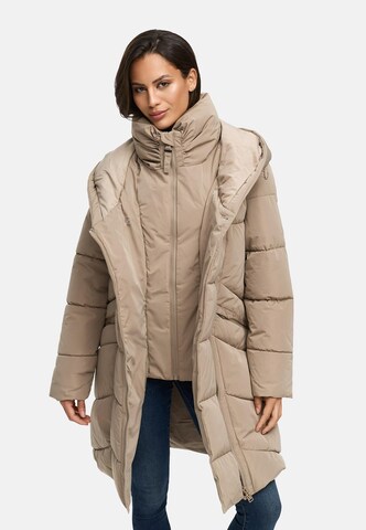 MARIKOO Winter coat 'Virenaa 16' in Beige