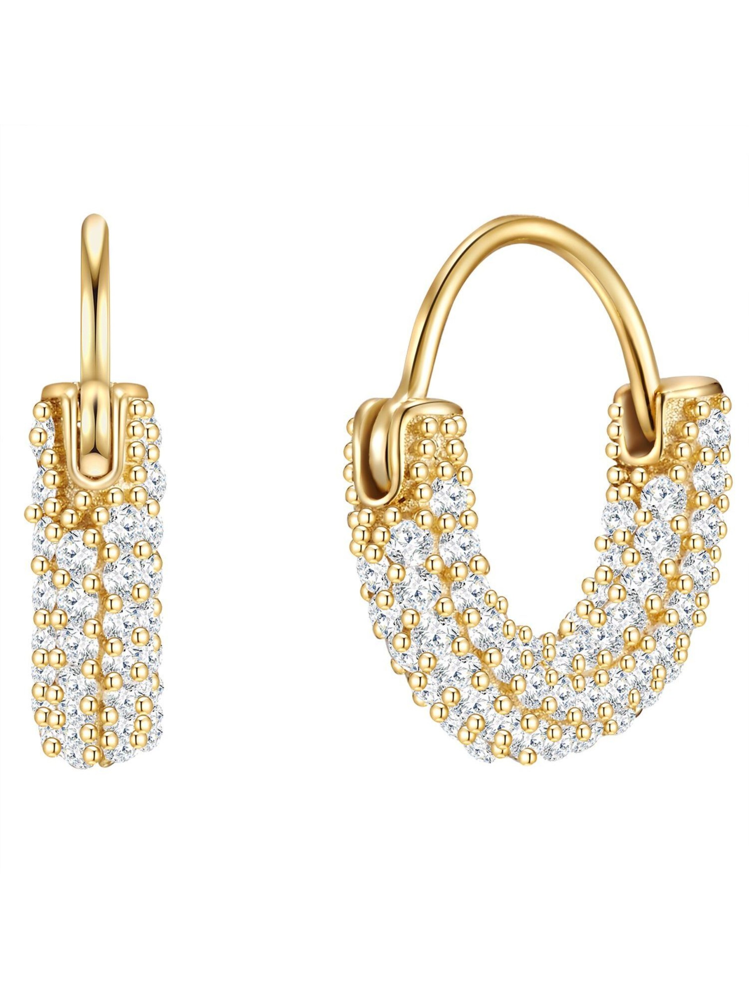 Glanzstücke München Ohrringe in Gold: Vorderseite