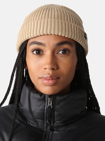 Bonnet THE NORTH FACE en beige : devant