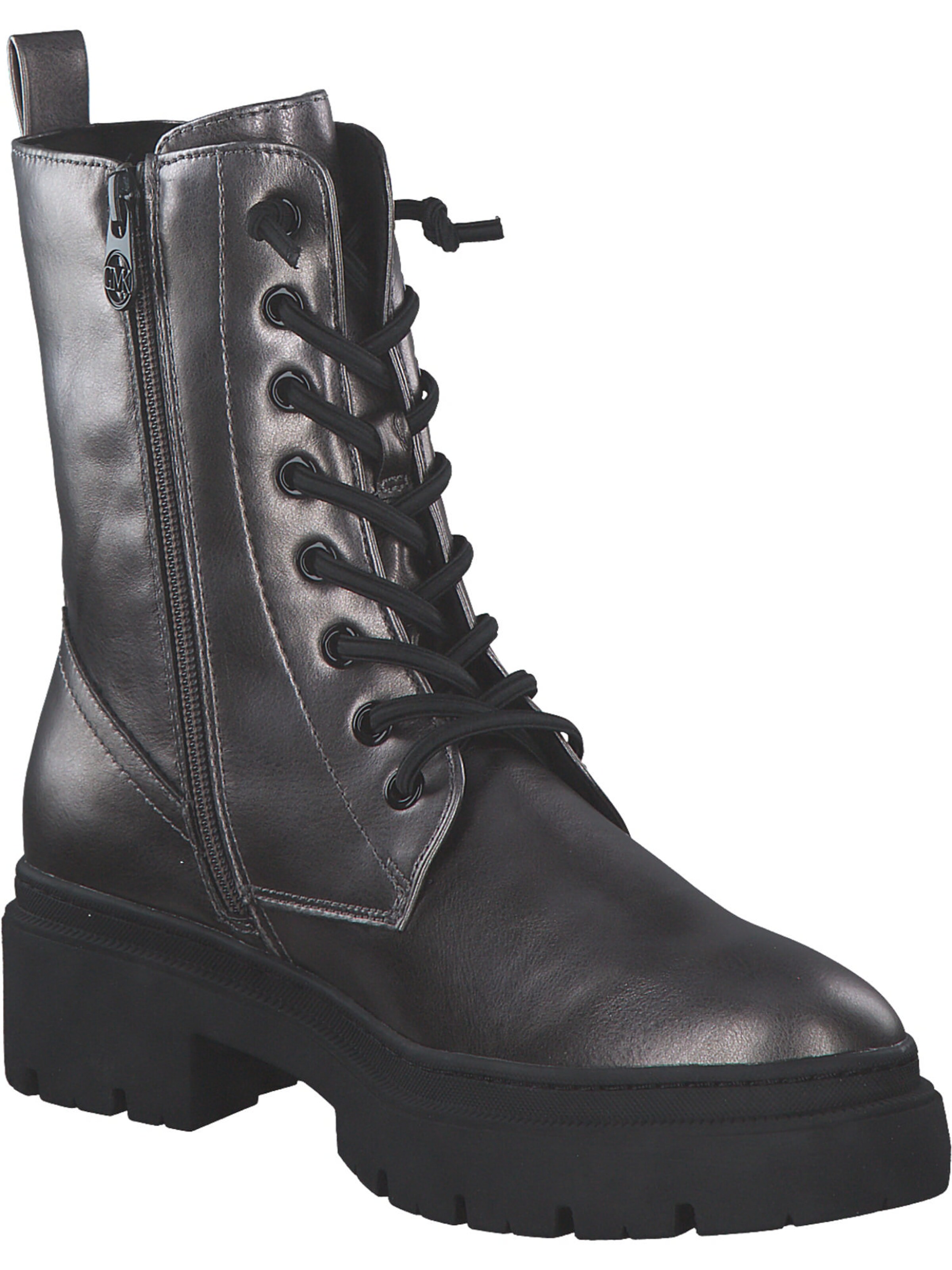 MARCO TOZZI Schnürstiefelette in Schwarz