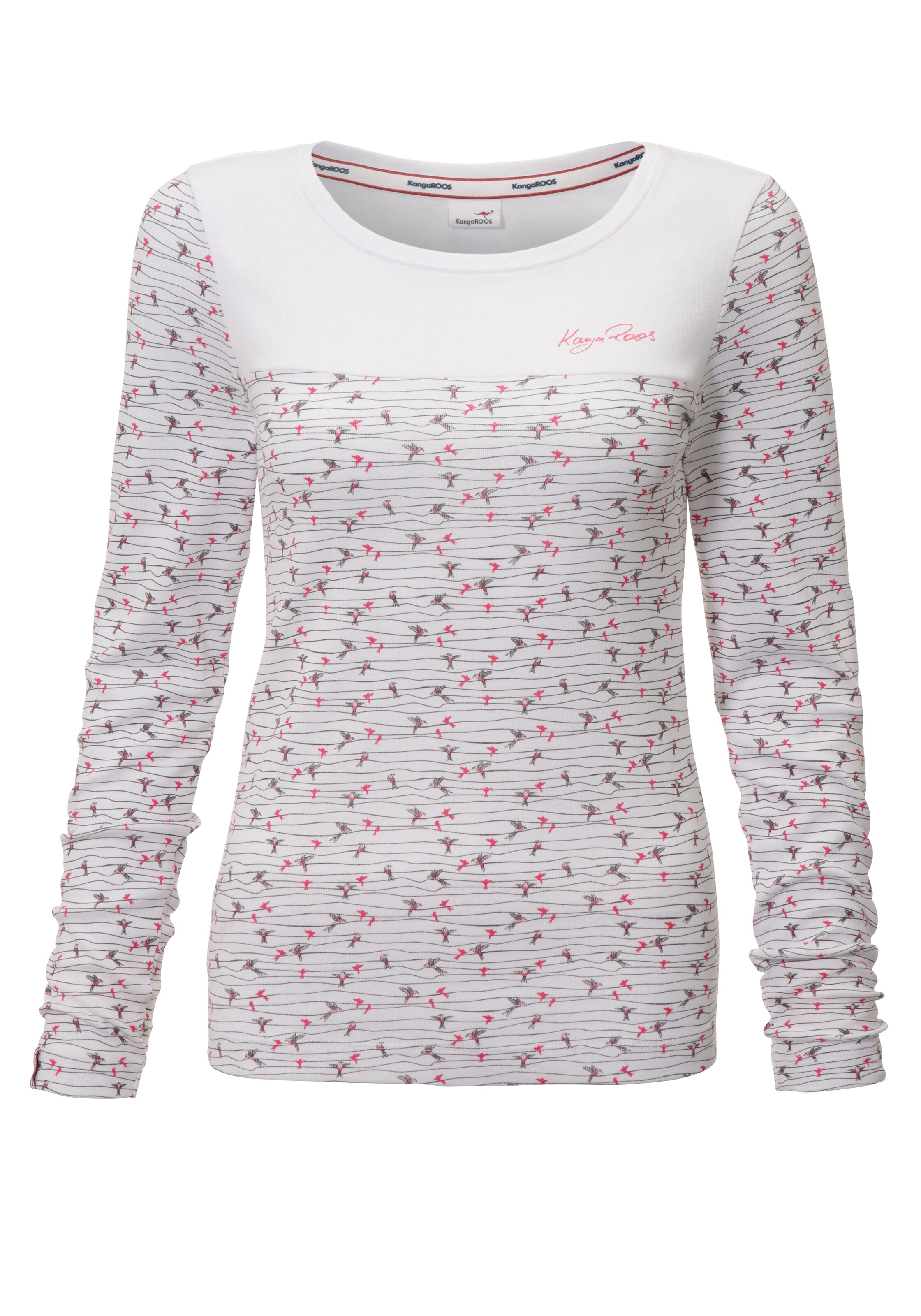 KangaROOS Shirt in Weiß: Vorderseite