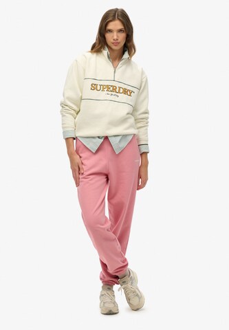 Effilé Pantalon Superdry en rose