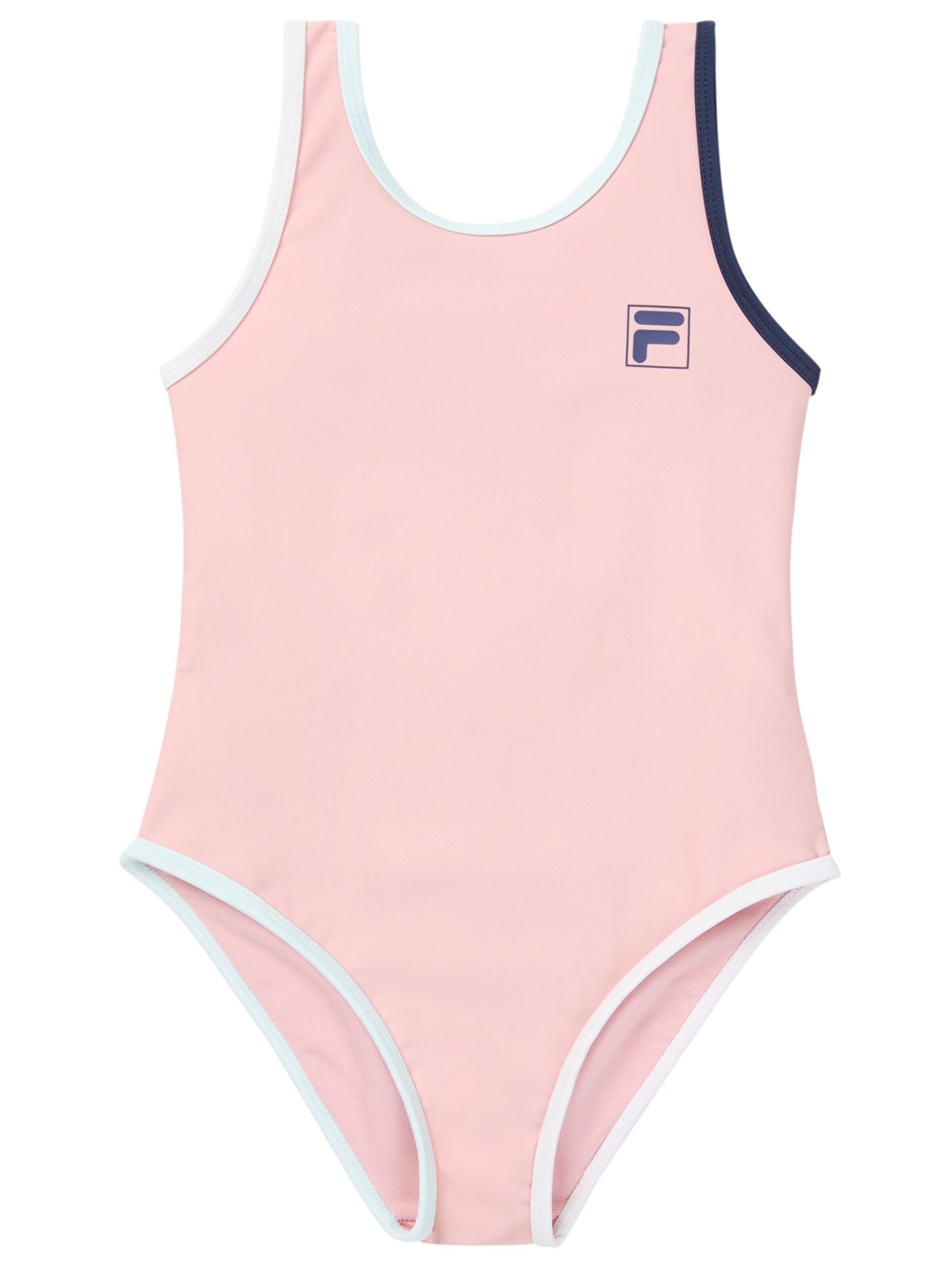 Costume intero 'PRATOLINO logo scoop back swimsuit' di FILA in rosa