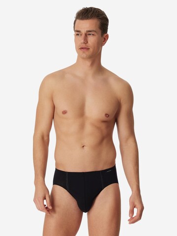 SCHIESSER Slip 'Cotton Essential' in Zwart