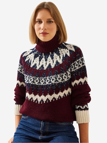 Bianco Lucci - Pullover 'Pullover' em vermelho