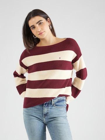 TOMMY HILFIGER Sweater in Red: front