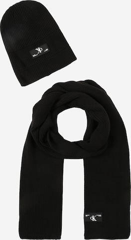 Calvin Klein Jeans Czapka 'Docker' w kolorze czarny: przód