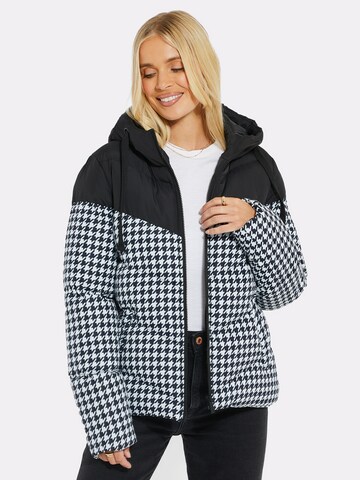 Threadbare Winter jacket 'Rummy' in Black: front