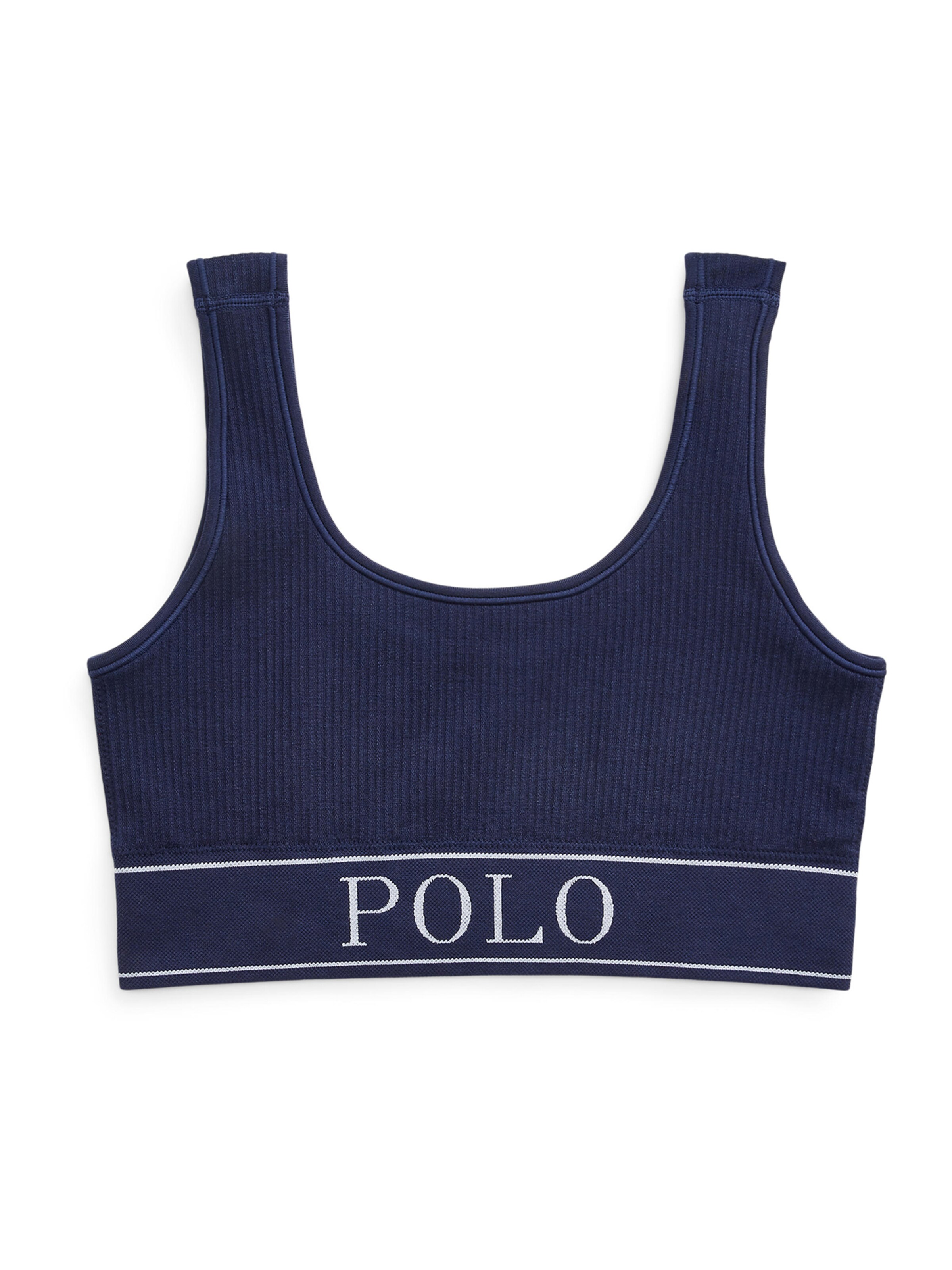 Bustier Soutien-gorge ' Scoop Neck Top ' Polo Ralph Lauren en bleu : devant