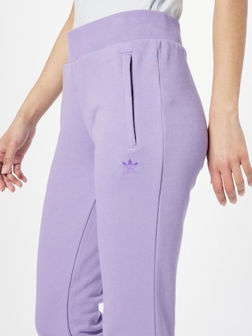 Tapered Pantaloni de pijama 'Adicolor Essentials ' de la ADIDAS ORIGINALS pe mov