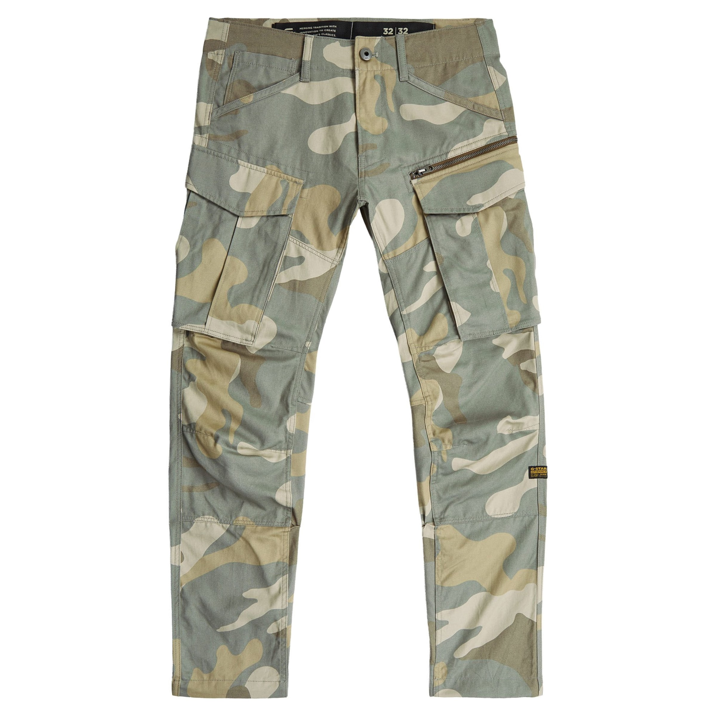 G-STAR Slimfit Jeans in Grün: Vorderseite
