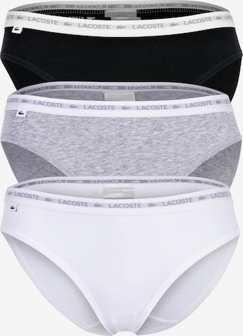 Slip di LACOSTE in grigio: frontale