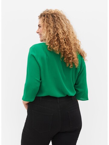 Zizzi Blouse 'EHUIJU' in Groen