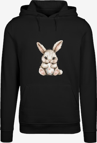 Pull-over 'Niedlicher Osterhase mit Ei' F4NT4STIC en noir : devant