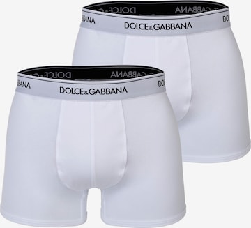Boxers DOLCE & GABBANA en blanc : devant