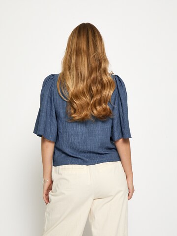 Peppercorn Top 'Gaby' in Blue