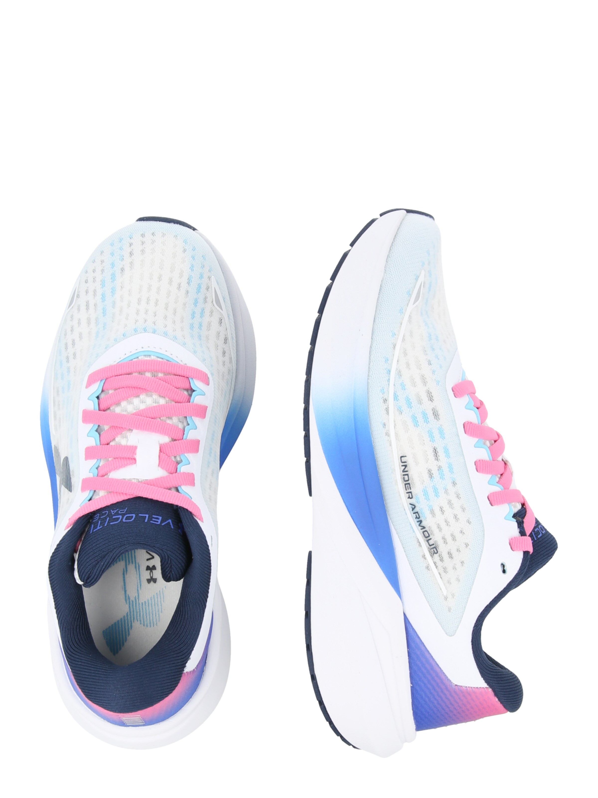 Chaussure de course 'Velociti Pace' UNDER ARMOUR en blanc