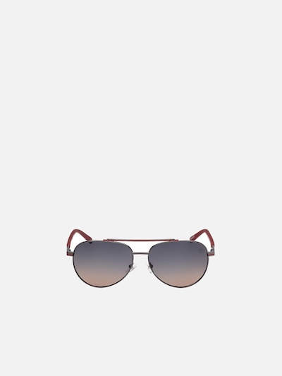 TIMBERLAND Zonnebril 'Timberland TB00039 Shiny gunmetal 60/15/135 MAN Sunglasses' in 60 in de kleur Grijs, Productweergave