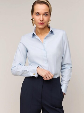 Blouse folklorique Vander Amsterdam en bleu : devant