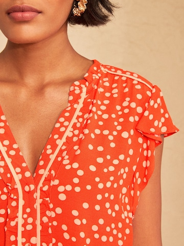 Camicia da donna di love & roses in arancione