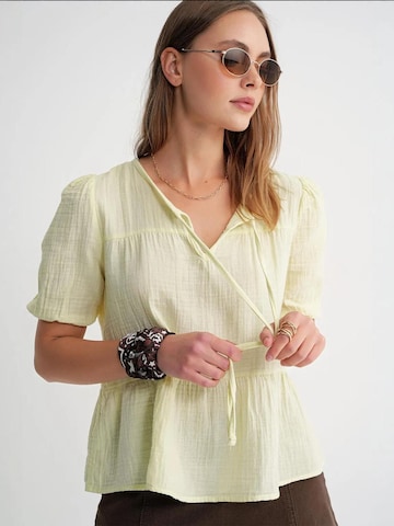 MixRay Blouse in Geel