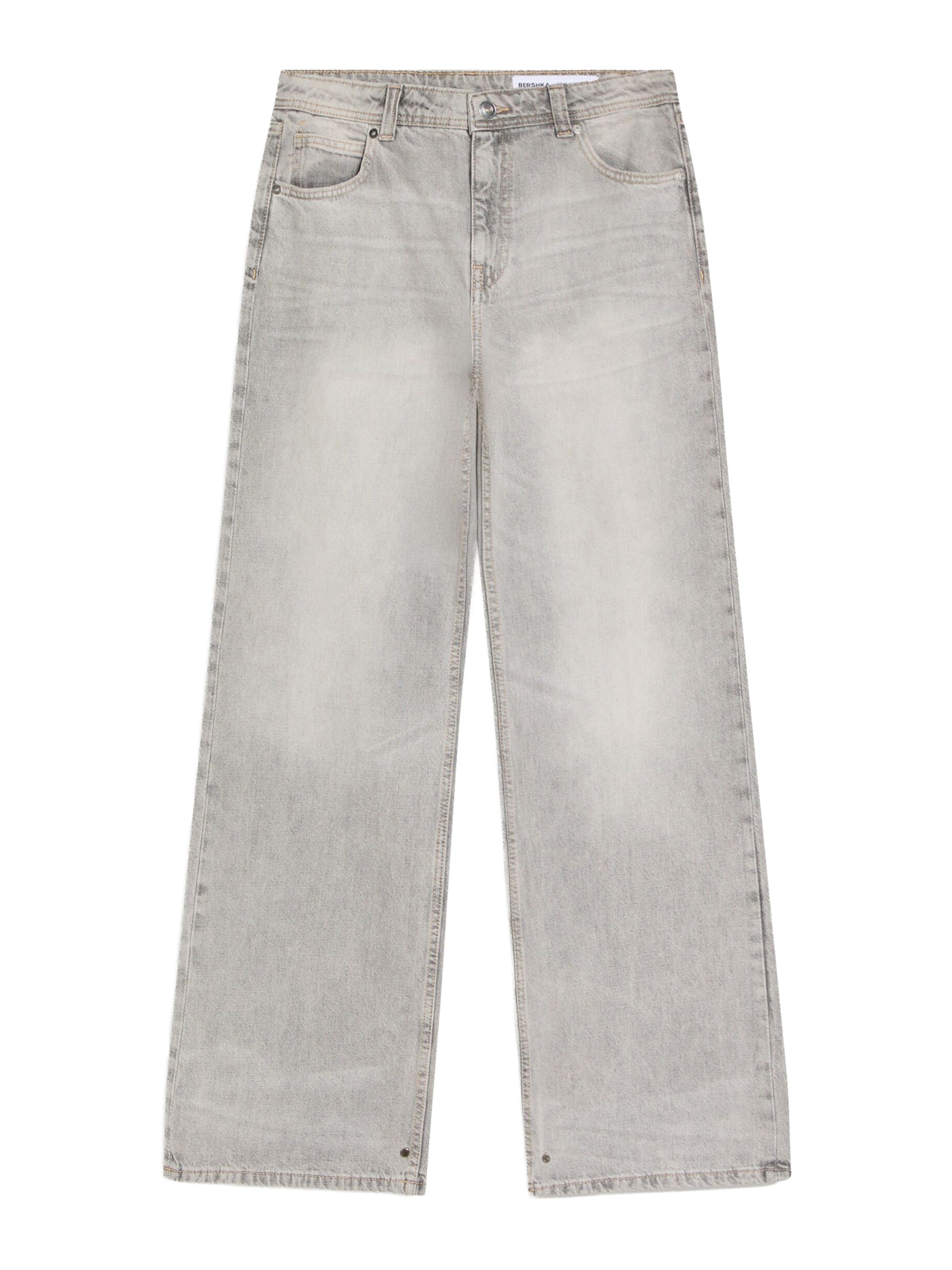 Bershka Baggy Farmer - szürke: elől