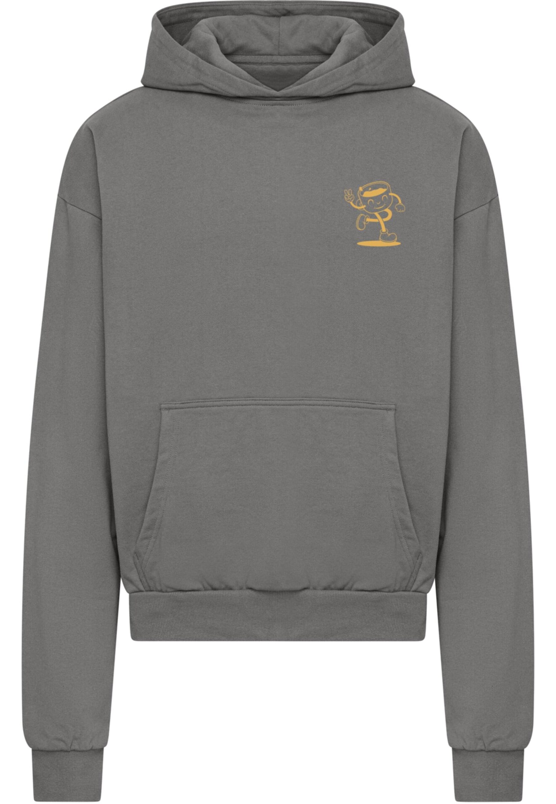 Merchcode Sweatshirt 'Espresso' in Grau: Vorderseite