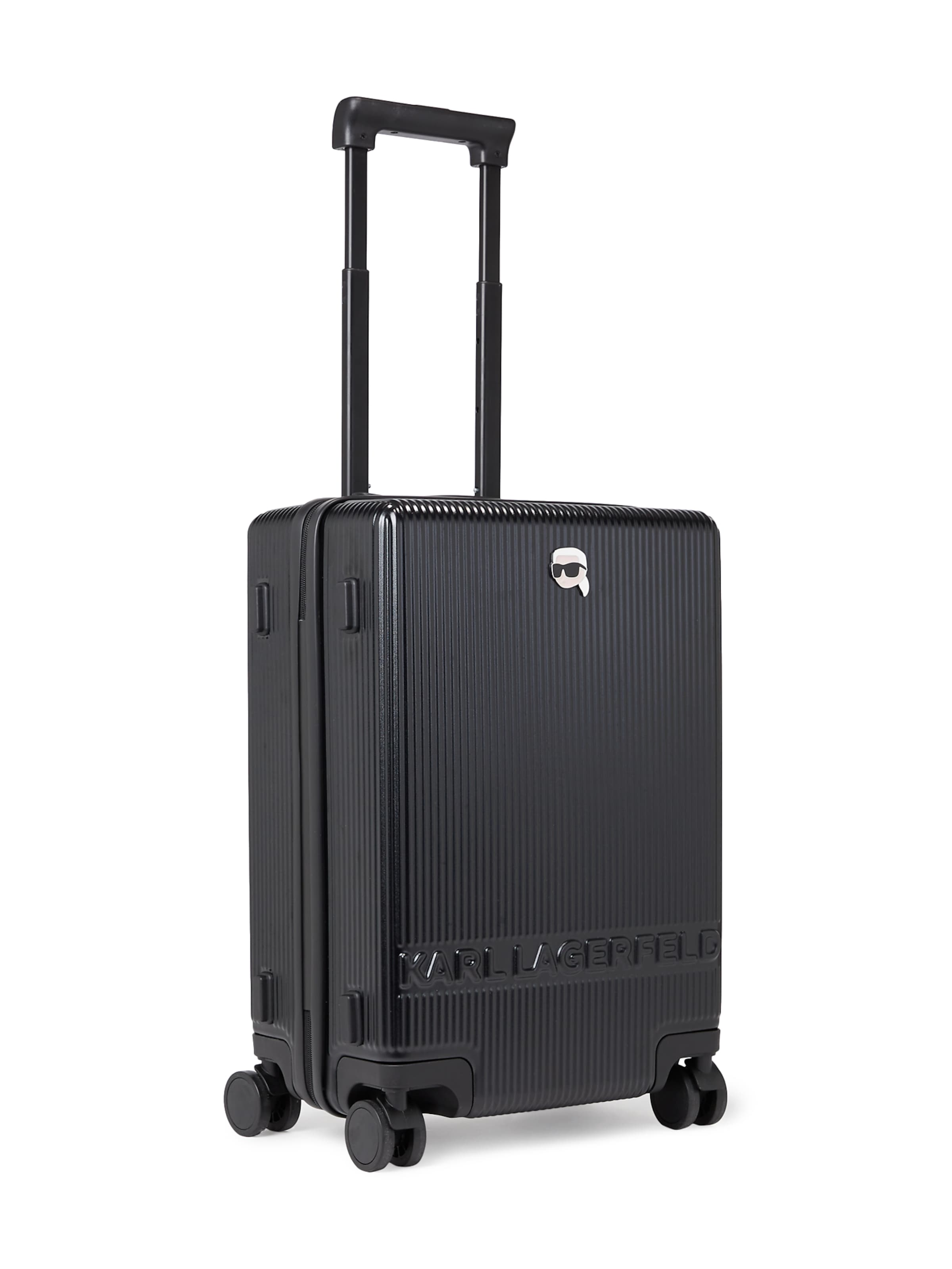Karl Lagerfeld Βαλίτσα με ροδάκια 'Ikon' σε μαύρο