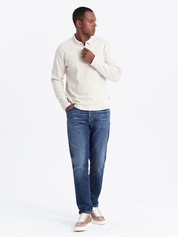 Ombre Shirt 'OM-POLS-0130' in Beige