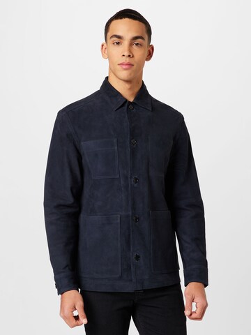 SELECTED HOMME Between-Season Jacket 'KIM' in Blue: front