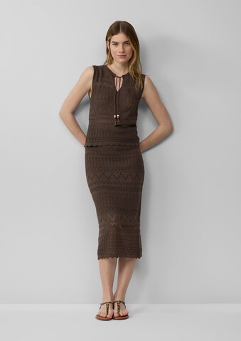 s.Oliver Skirt in Brown: front