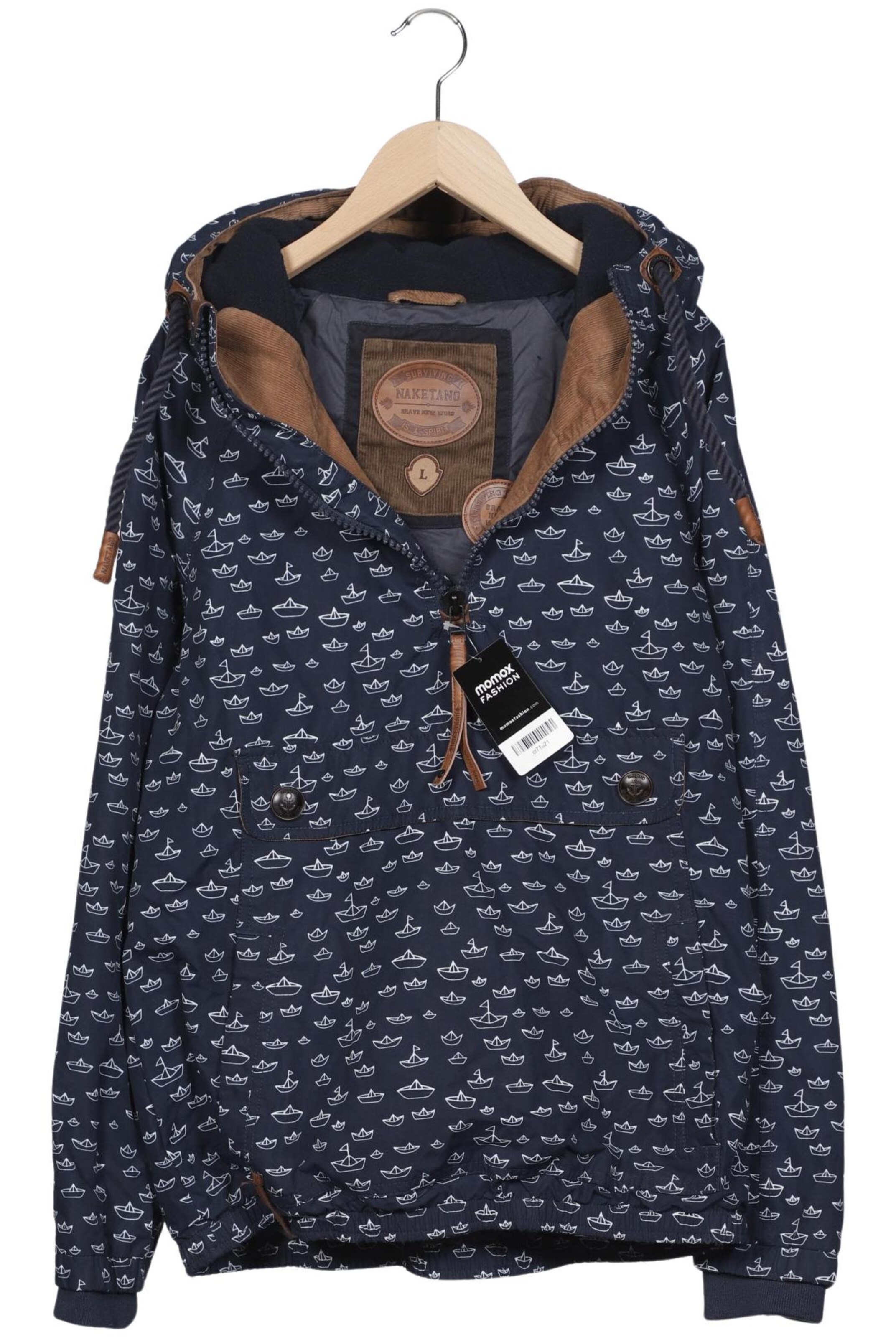 naketano Jacket & Coat in L in Blue: front