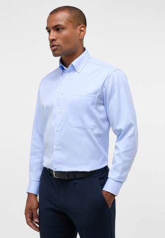 ETERNA Comfort fit Zakelijk overhemd in Blauw: voorkant