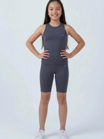 Skinny Leggings 'Short Tights' SPORTKIND en gris