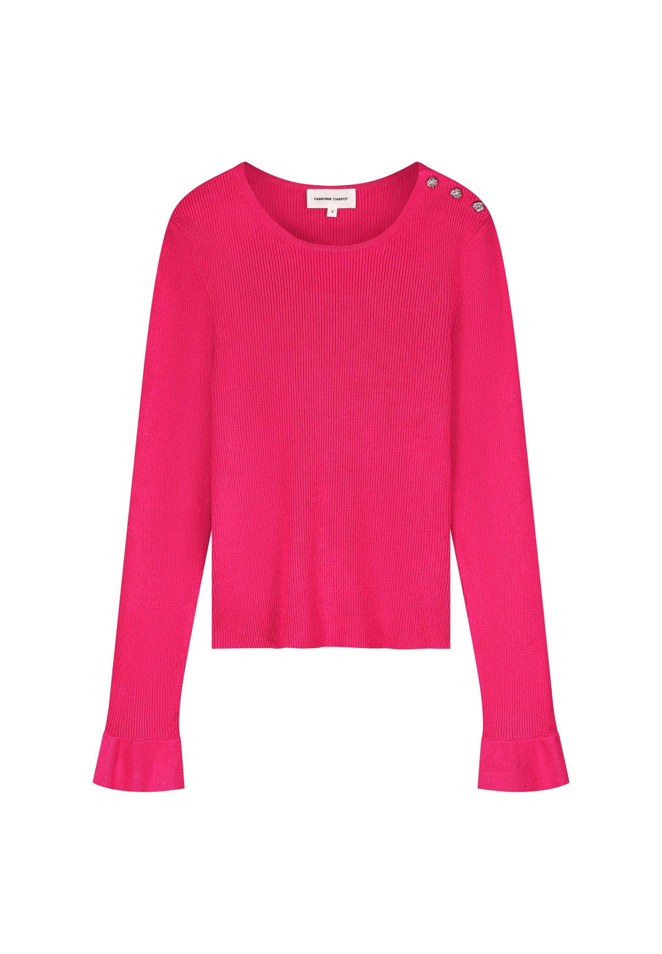 Fabienne Chapot Trui in Roze: voorkant