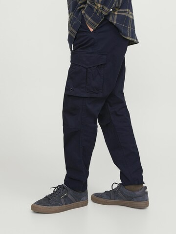 JACK & JONES Tapered Cargo trousers in Blue