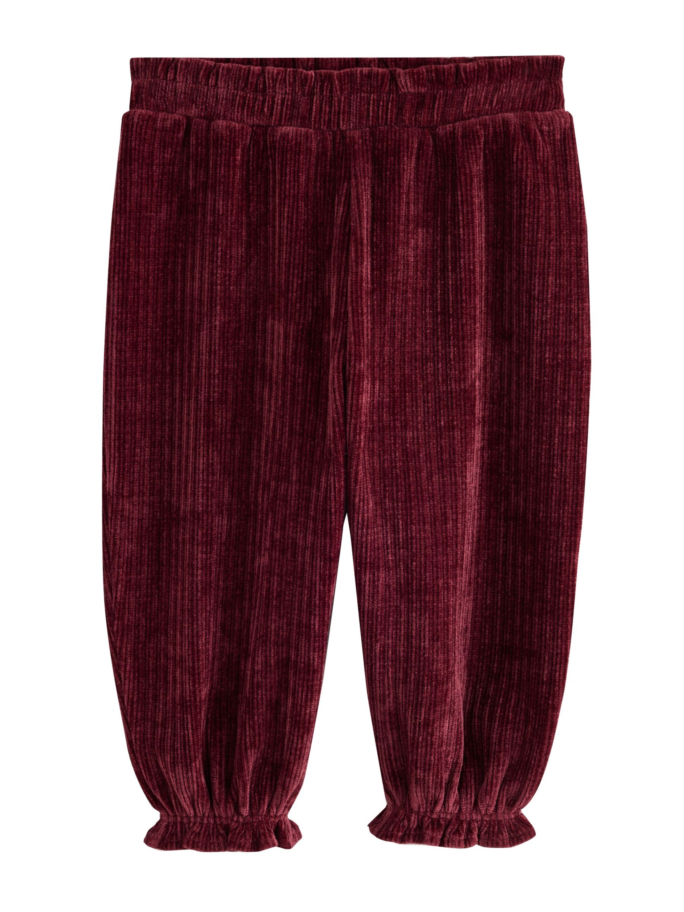 Next Tapered Broek in Rood: voorkant
