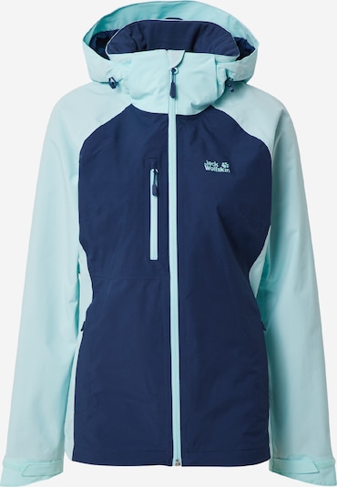 JACK WOLFSKIN Jacke 'Mount Emin' in navy / hellblau, Produktansicht