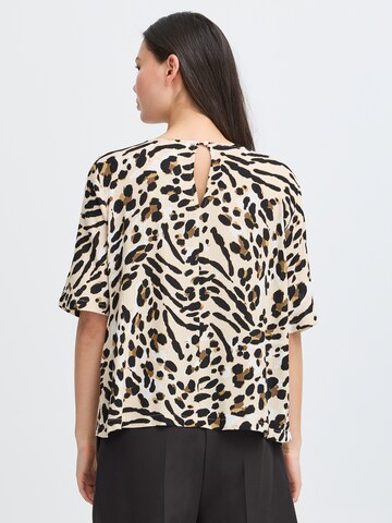 ICHI - Blusa 'IHMARRAKECH' en marrón