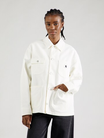 Carhartt WIPPrijelazna jakna 'Michigan' - bijela boja: prednji dio