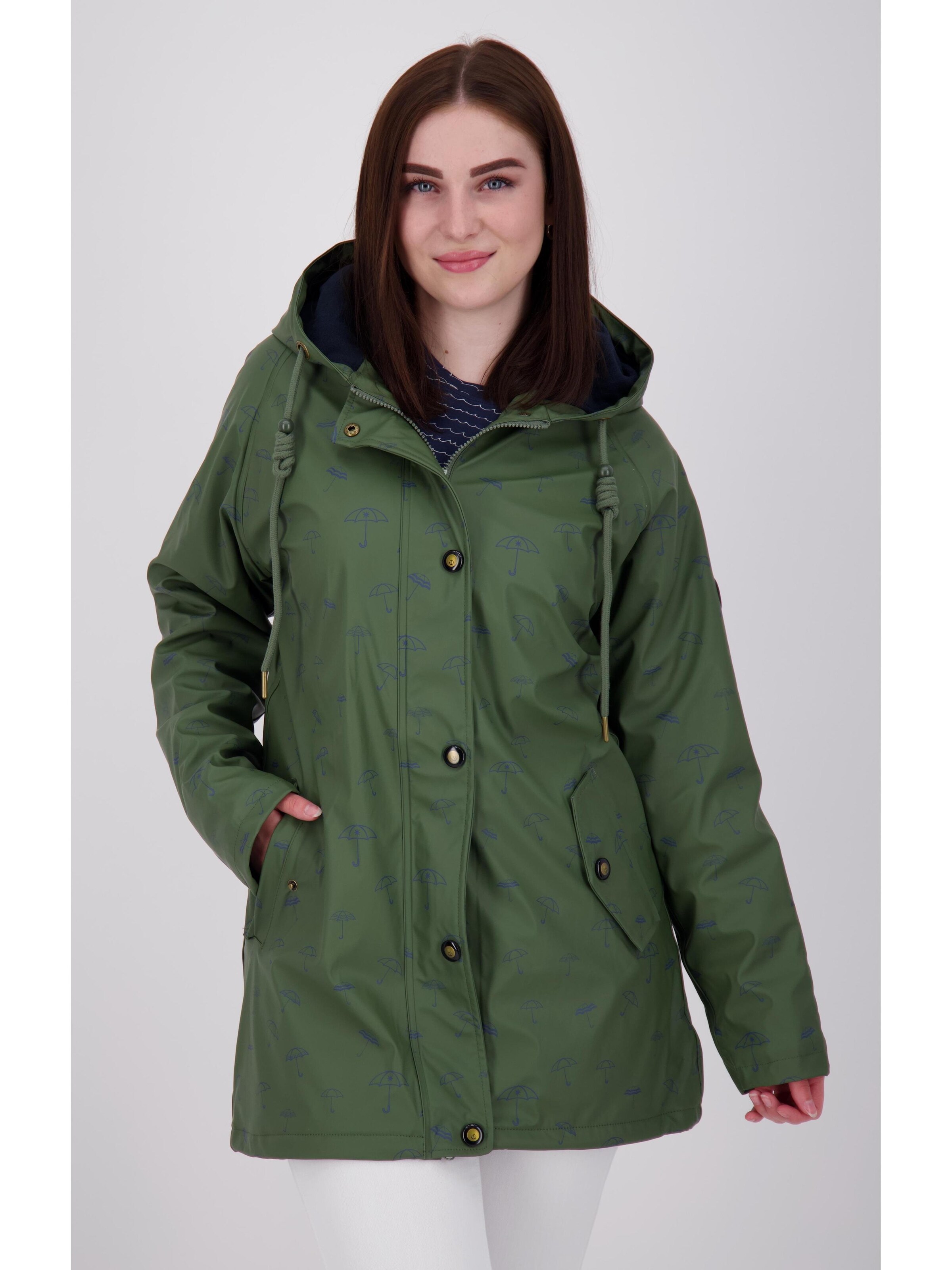 ankerglut Outdoor jacket 'Friesennerz ANKERGLUTMEER' in Green: front