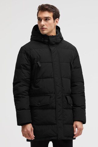 CAMP DAVID Winterparka in Schwarz: Vorderseite