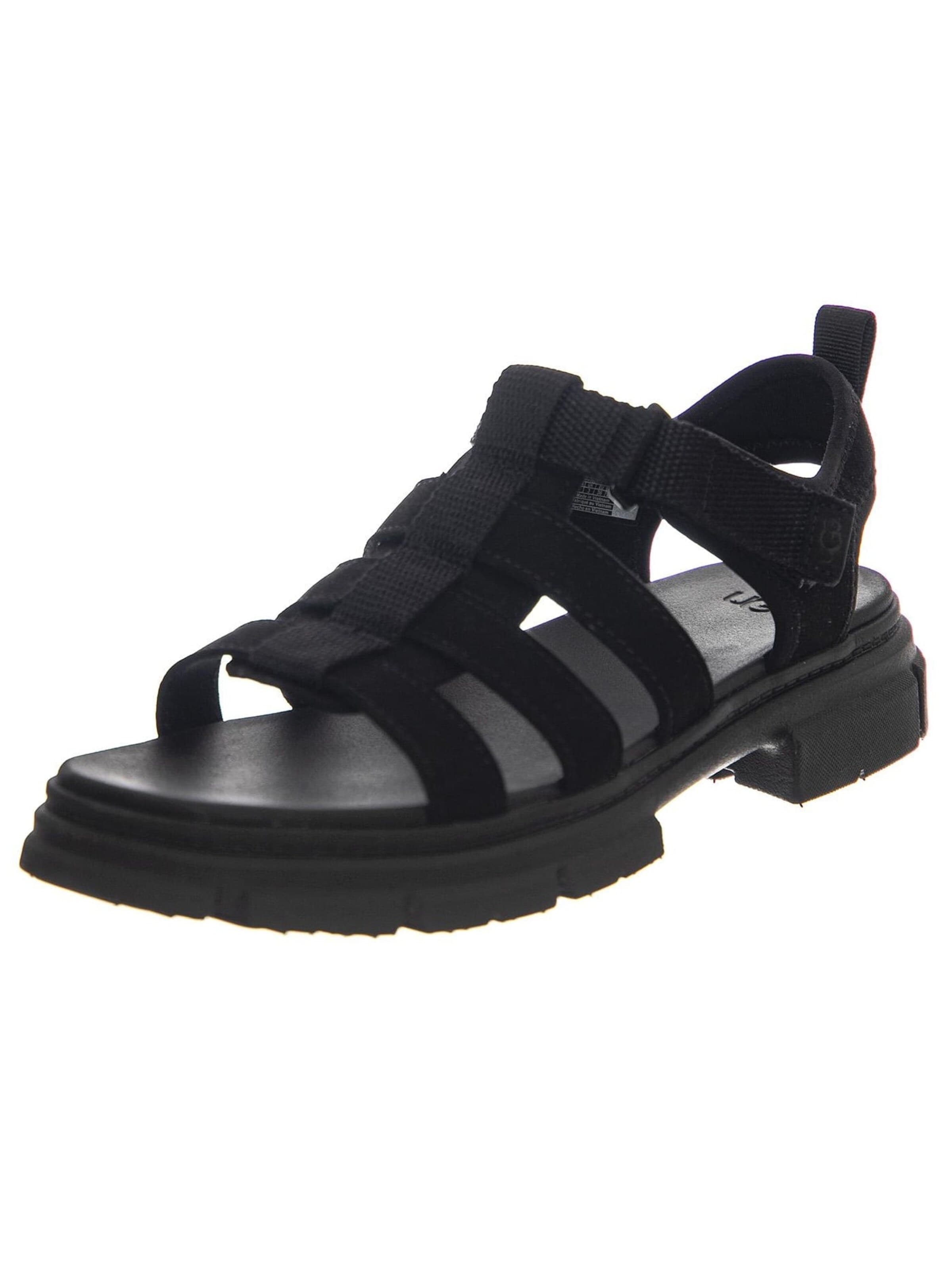 Sandalo 'Ashton Multistrap Black K' di UGG in nero: frontale