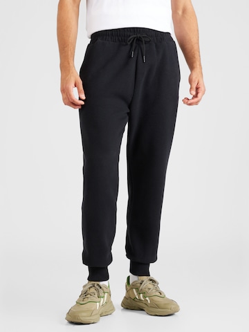 Abercrombie & Fitch Zúžený Kalhoty – černá: přední strana