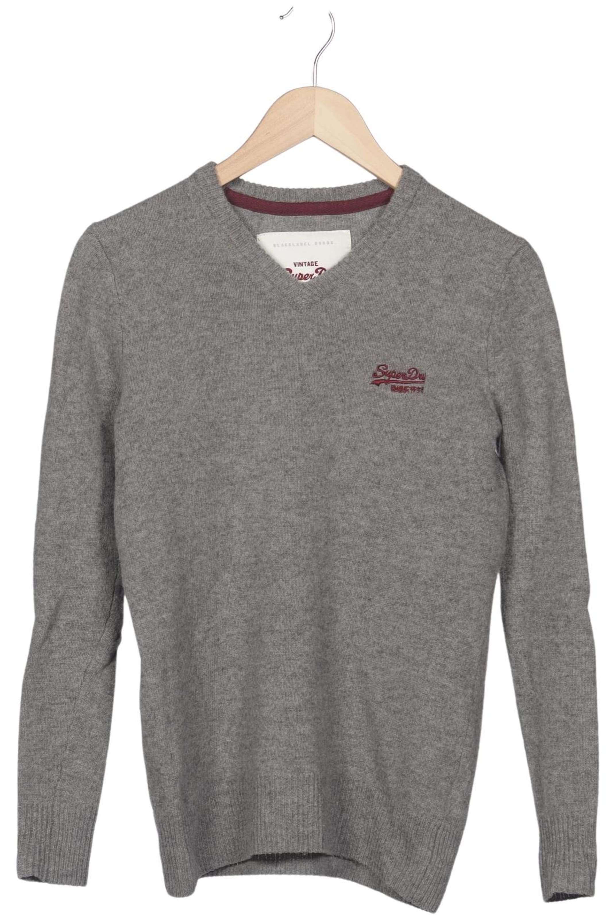 Superdry Sweater & Cardigan in S in Grey: front