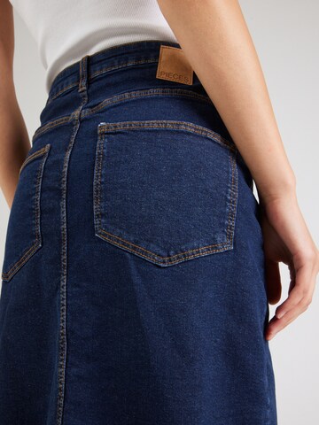 PIECES Skirt 'Jessie' in Blue